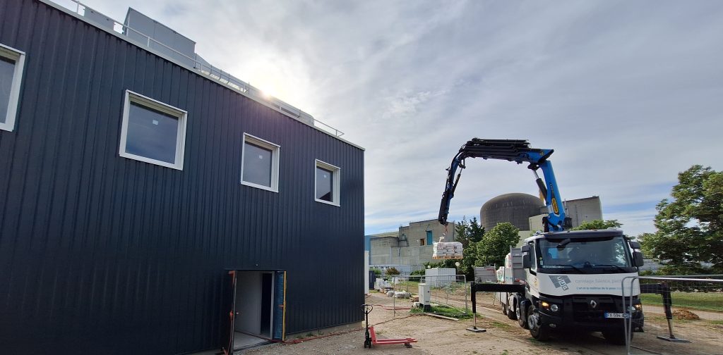 Centrale Nucléaire ST ALBAN ST MAURICE : Démarrage chantier RENOLAB